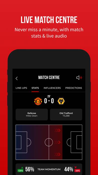 Manchester United Official App App skärmdump #2