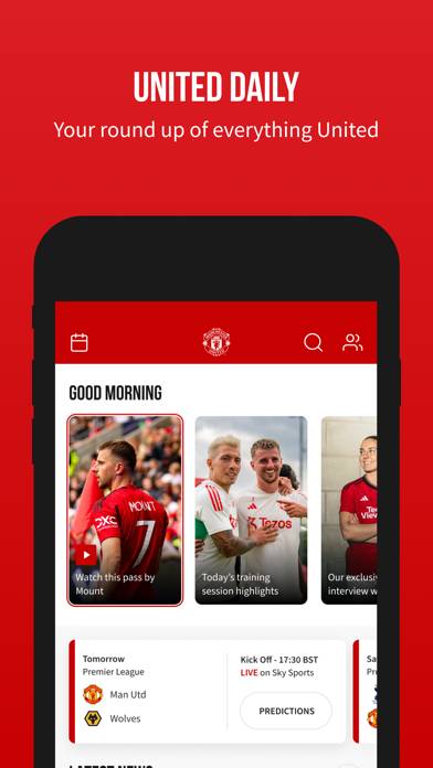 Manchester United Official App App skärmdump #4