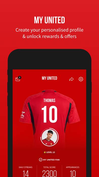 Manchester United Official App App skärmdump #5