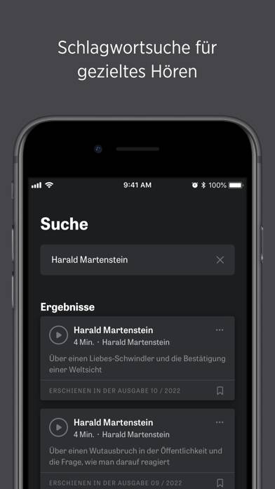 Zeit Audio App-Screenshot #5