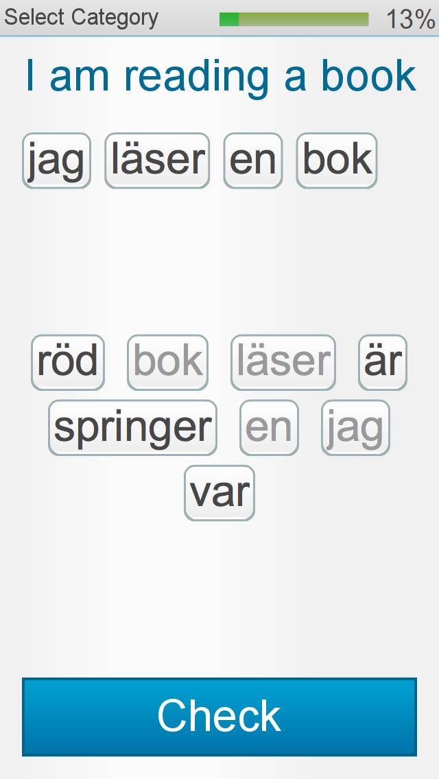 Learn Swedish with Fabulo App skärmdump #2