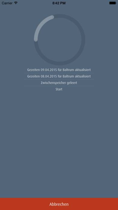 Nordsee Gezeiten App-Screenshot