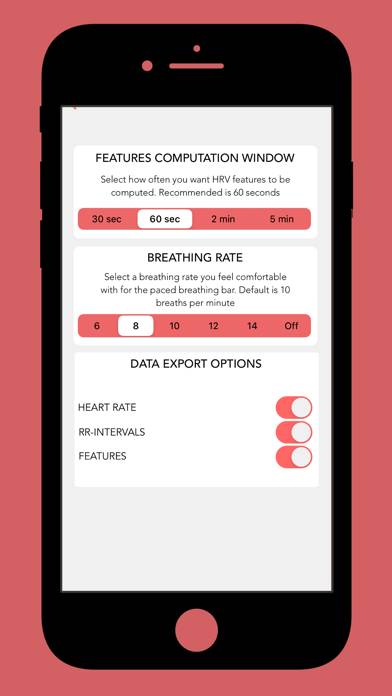 Camera Heart Rate Variability Schermata dell'app #6