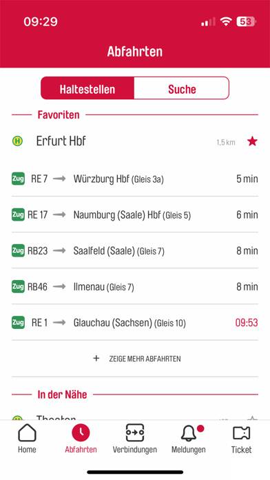 Erfurt mobil App-Screenshot