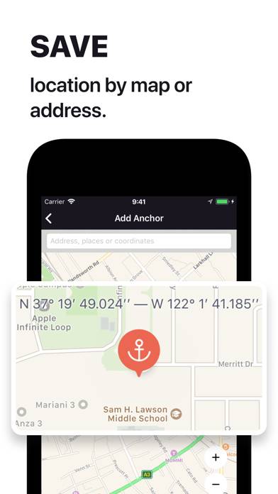 Anchor Pointer Compass GPS App skärmdump #1