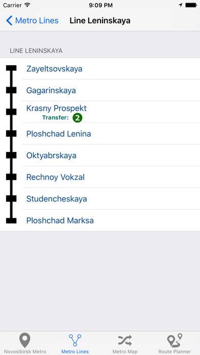 Novosibirsk Metro Скриншот приложения #4