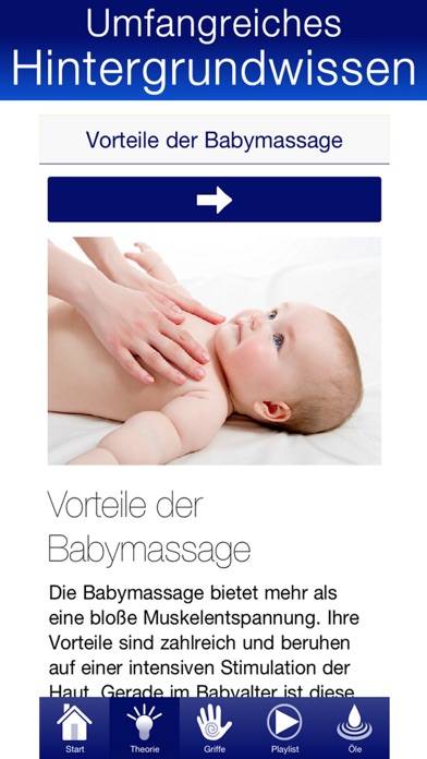 Babymassage mit Audioguide PRO App-Screenshot #4