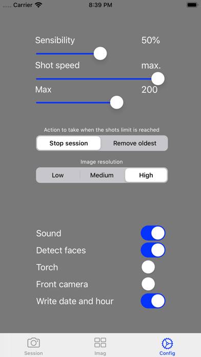 AGR Motion detector App screenshot #2