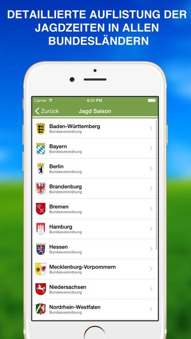 Jagd Saison App screenshot #2