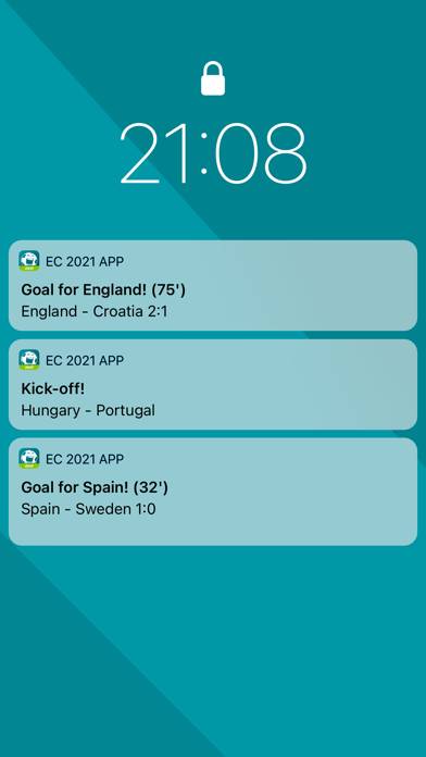Euro Football App 2020 in 2021 immagine dello schermo