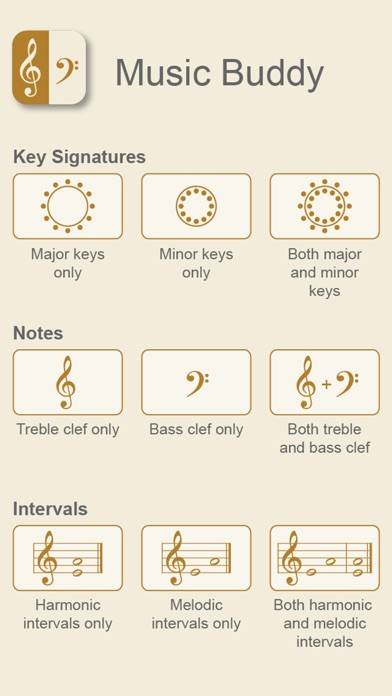 Music Buddy – Learn to read music notes Captura de pantalla de la aplicación #1