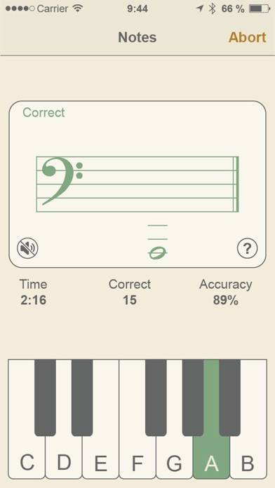 Music Buddy – Learn to read music notes Captura de pantalla de la aplicación #3