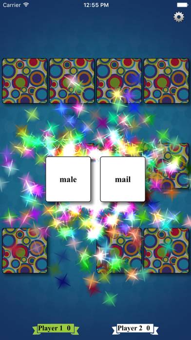 Homophone Match captura de pantalla del juego