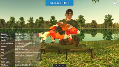 Carp Fishing Simulator Скриншот приложения #1
