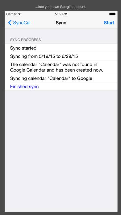 SyncCal App-Screenshot #2