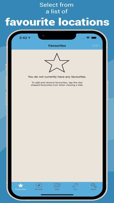 Tide Times TAS Plus App screenshot