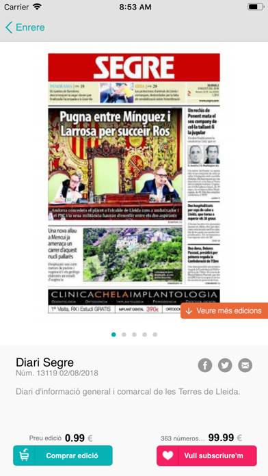 IQUIOSC.cat, premsa i revistes Captura de pantalla de la aplicación