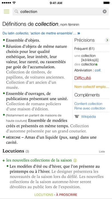 Antidote Mobile – Français Capture d'écran de l'application #1
