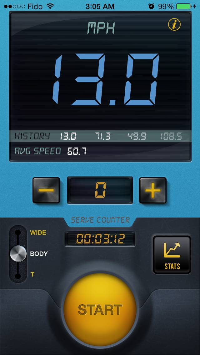 Tennis Serve Speed Radar Gun By CS SPORTS App screenshot #4
