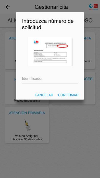 Cita Sanitaria Madrid Captura de pantalla de la aplicación #5