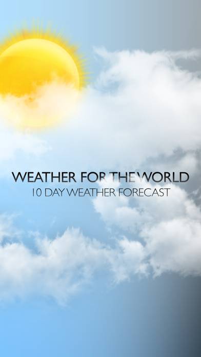 Weather for the World Capture d'écran de l'application #1