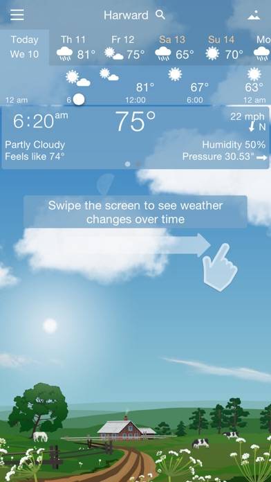 Awesome Weather YoWindow Uygulama ekran görüntüsü #1