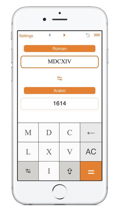 Roman Numerals Converter Schermata dell'app #1