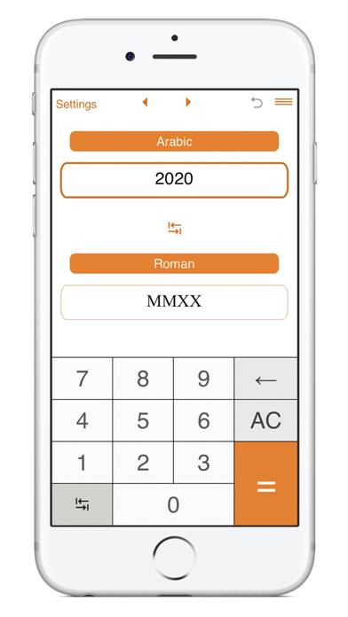 Roman Numerals Converter Schermata dell'app #3