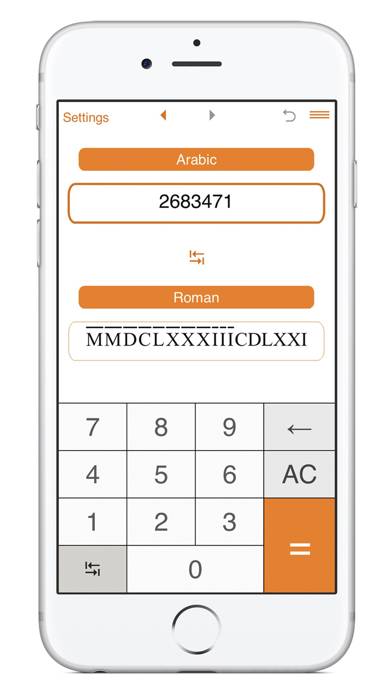 Roman Numerals Converter Schermata dell'app #5