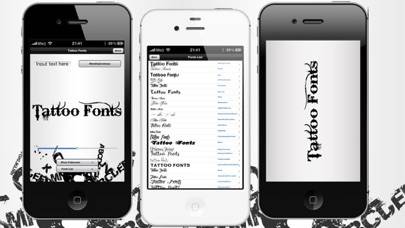 Tattoo Fonts Captura de pantalla de la aplicación #2