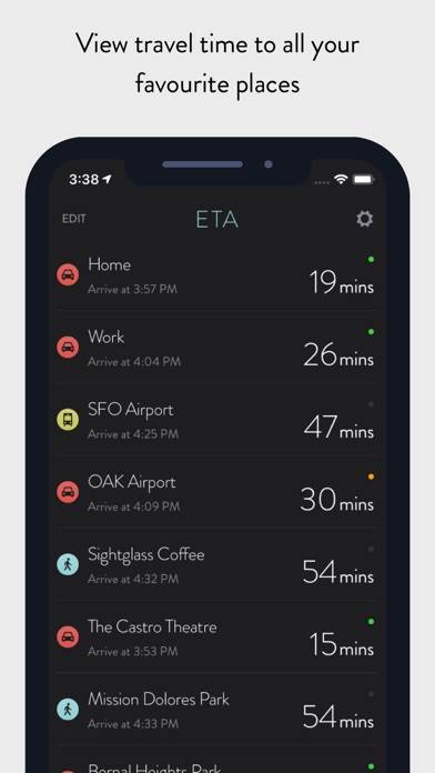 ETA App-Screenshot #2