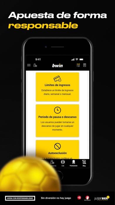 Bwin Apuestas Deportivas Captura de pantalla de la aplicación #5