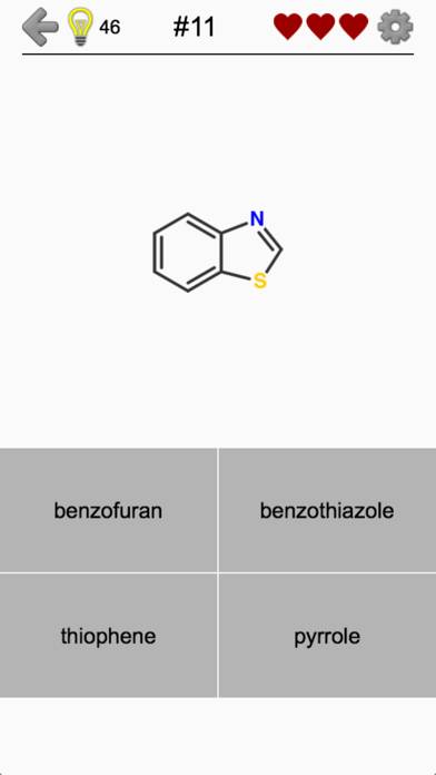 Heterocyclic Compounds: Names of Heterocycles Quiz Скриншот приложения #2