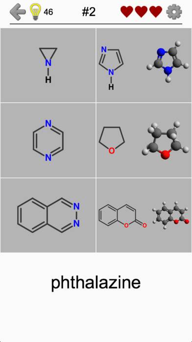 Heterocyclic Compounds: Names of Heterocycles Quiz Uygulama ekran görüntüsü #5