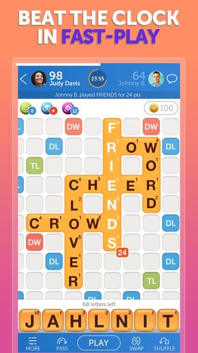 Words With Friends – Word Game Captura de pantalla de la aplicación #2
