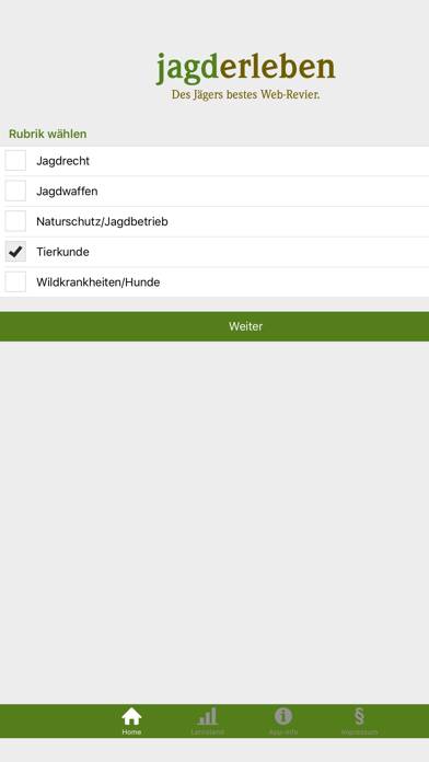 Jagdprüfung Niedersachsen App screenshot #2