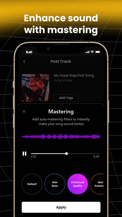 Rapchat: Music Maker Studio Schermata dell'app #4