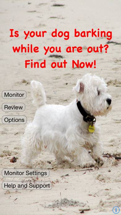 Barking Dog Monitor & Control App screenshot #1