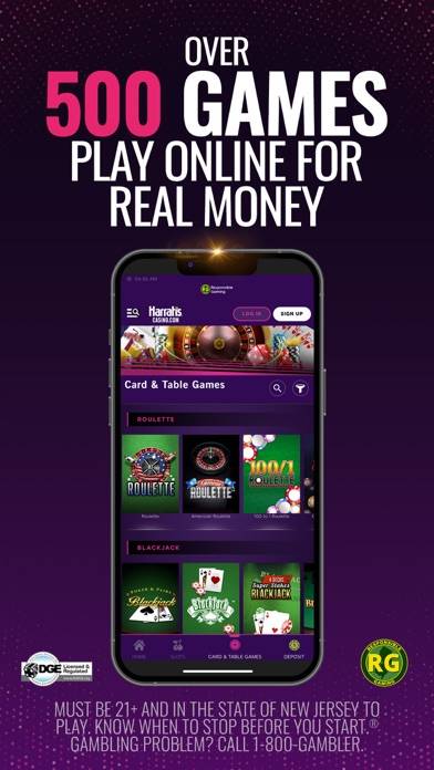 Harrah’s Online Casino NJ screenshot #2