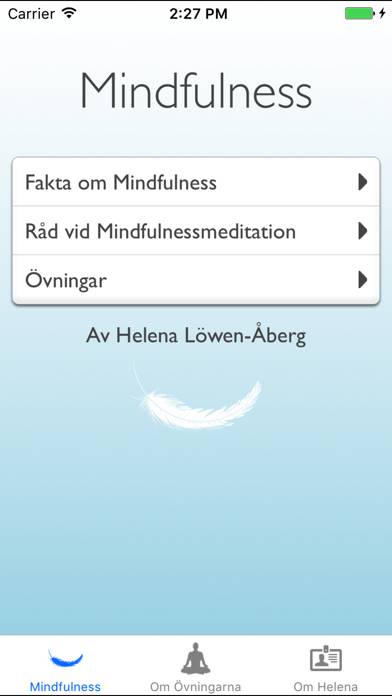 Mindfulness av Helena Löwen-Åberg App skärmdump #1