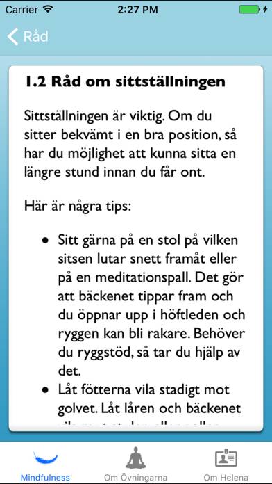 Mindfulness av Helena Löwen-Åberg App skärmdump #2