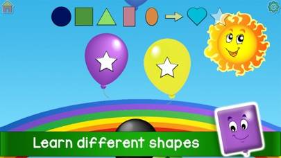 Kids Balloon Pop Language Game Captura de pantalla de la aplicación #6