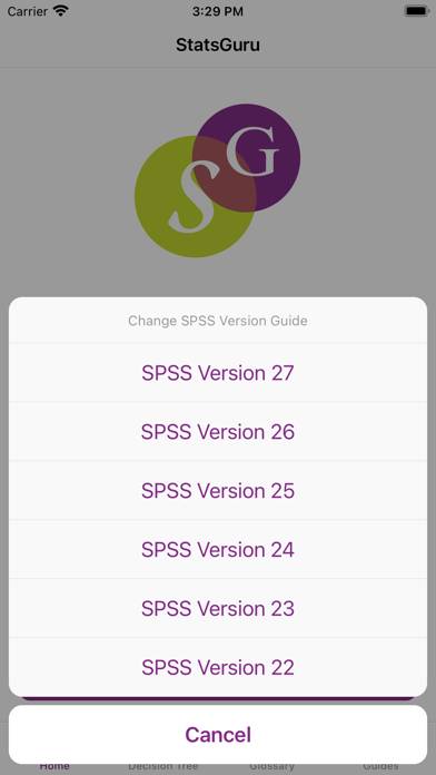 StatsGuru for SPSS Captura de pantalla de la aplicación #1