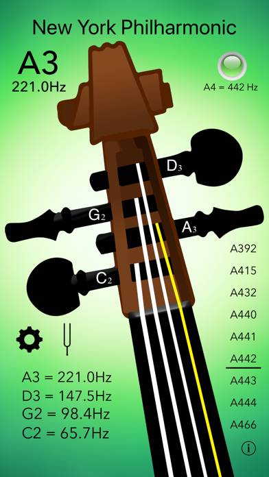 Cello Tuner Professional App-Screenshot #5