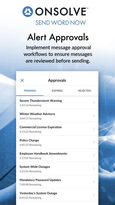 OnSolve Send Word Now Mobile App screenshot #4