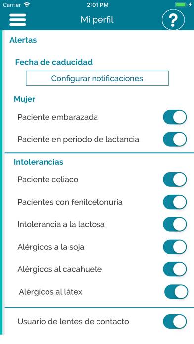 Medicamento Accesible Plus App screenshot