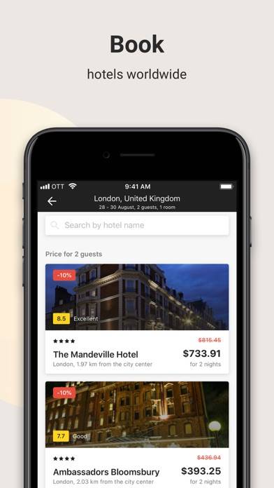 OneTwoTrip Flights and Hotels App screenshot #3