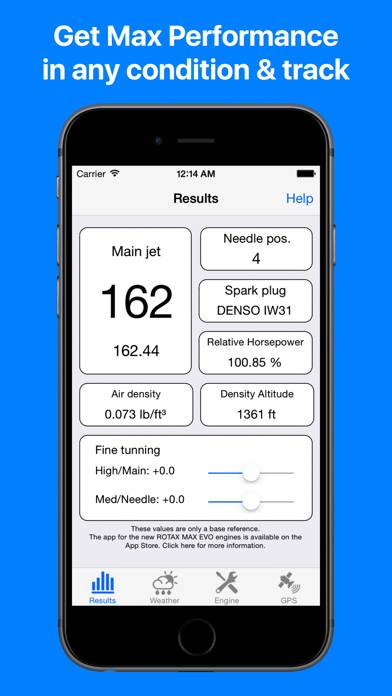Jetting Max Kart for Rotax Max App-Screenshot #1