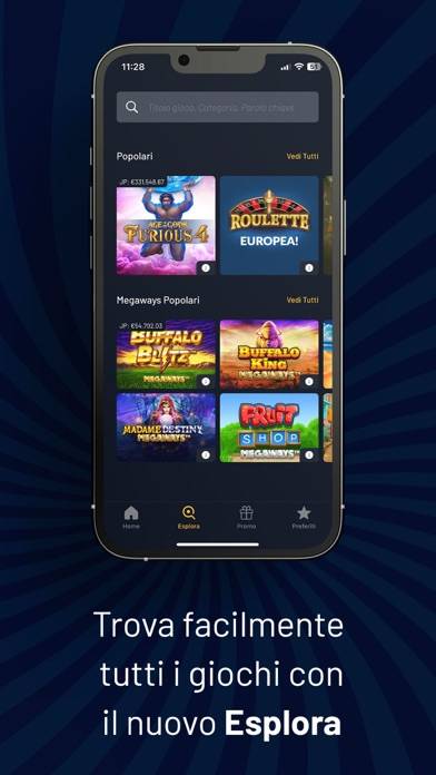 Eurobet Casino – Slot Roulette Schermata dell'app #3