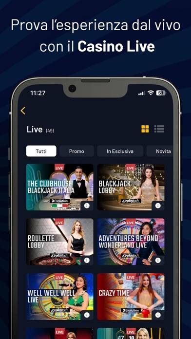 Eurobet Casino – Slot Roulette Schermata dell'app #4